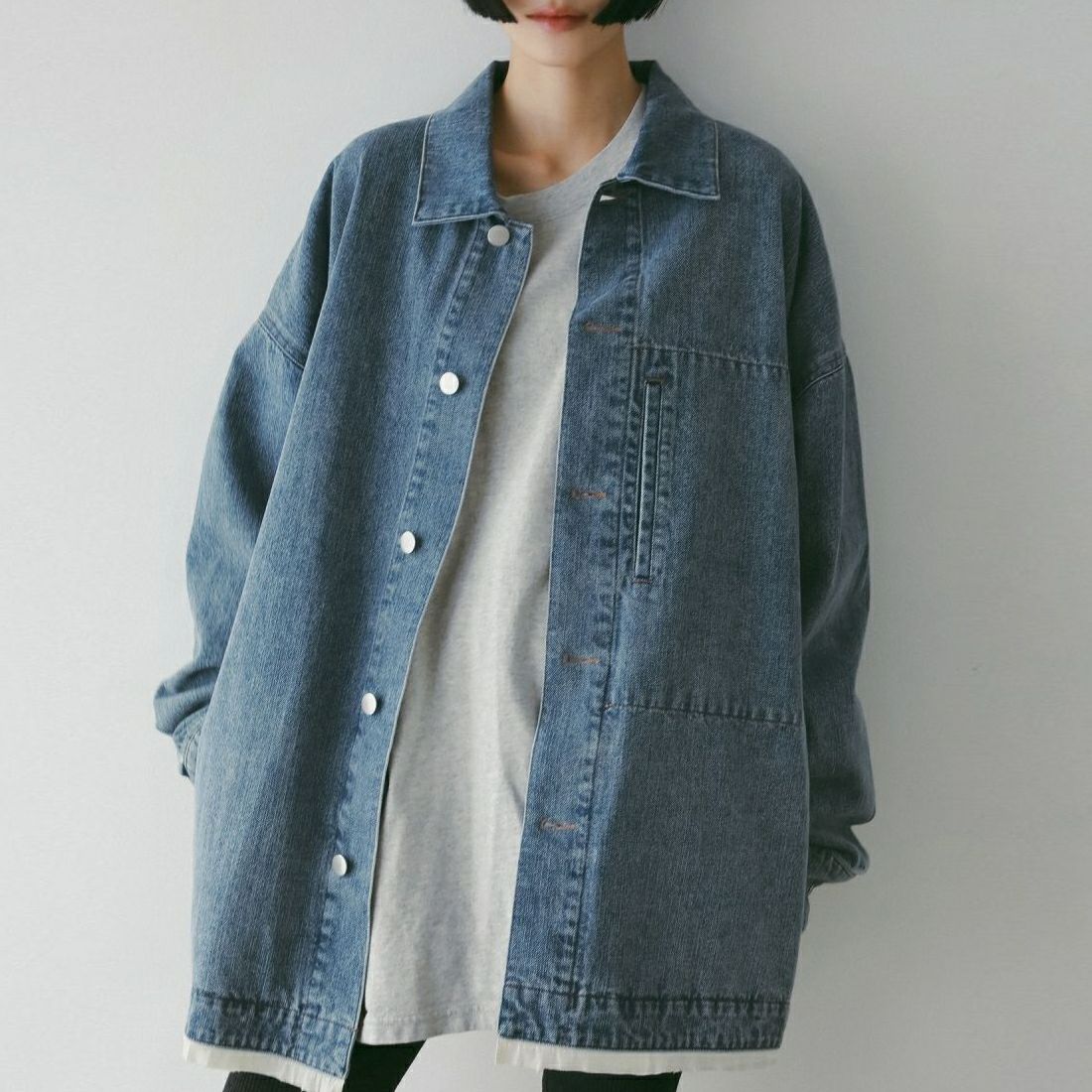 アンヌーク　annuke デニムジャケット　ホワイト アンヌーク annuke デニムジャケット ホワイト anuke SALE60%OFF