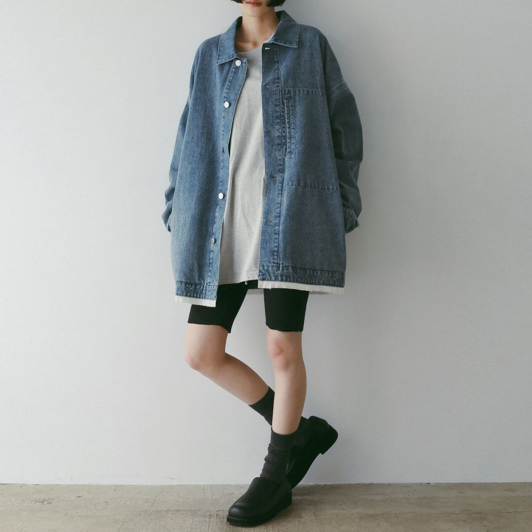 anuke [アンヌーク] デニムワークジャケット [62520114] BLU