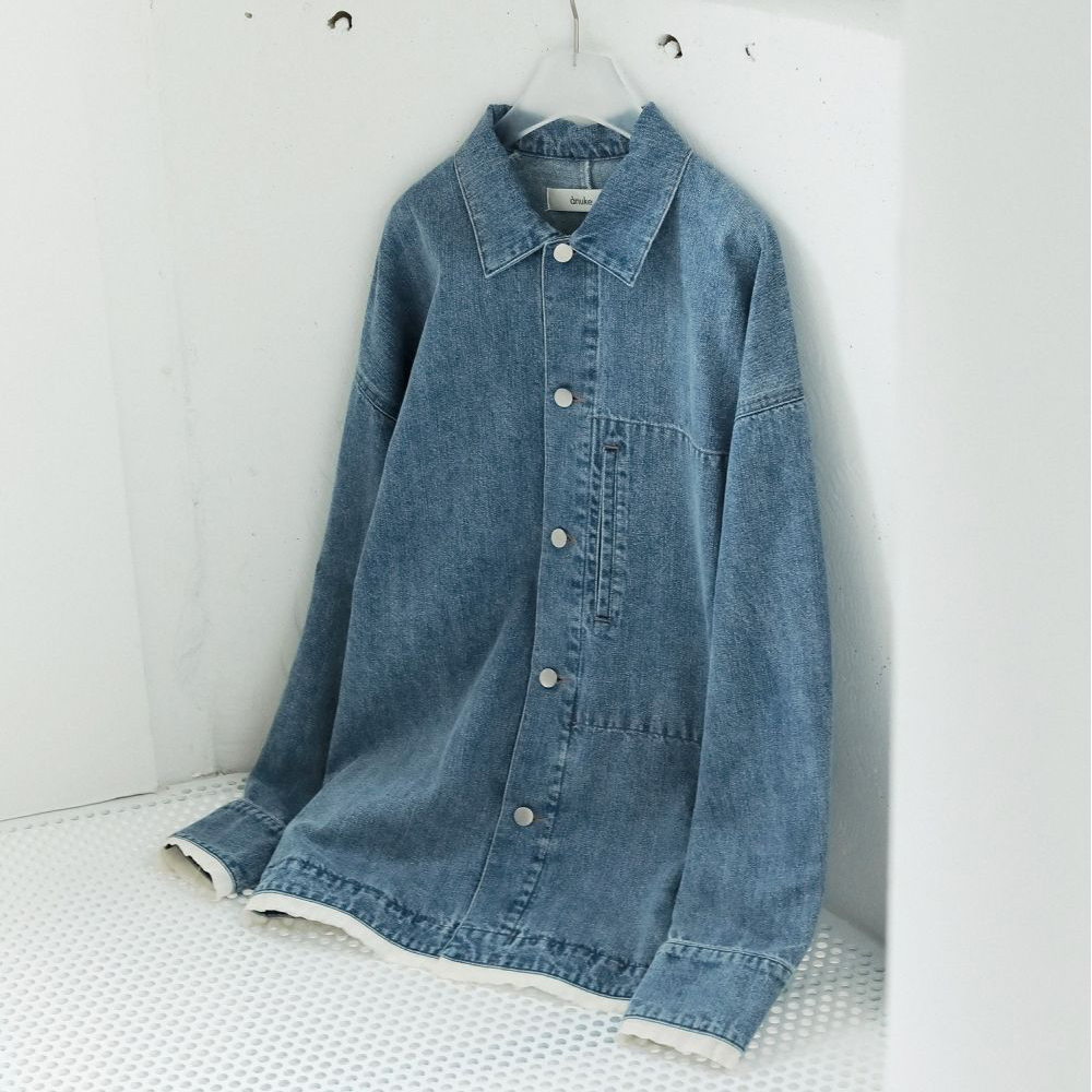 anuke [アンヌーク] デニムワークジャケット [62520114] BLU