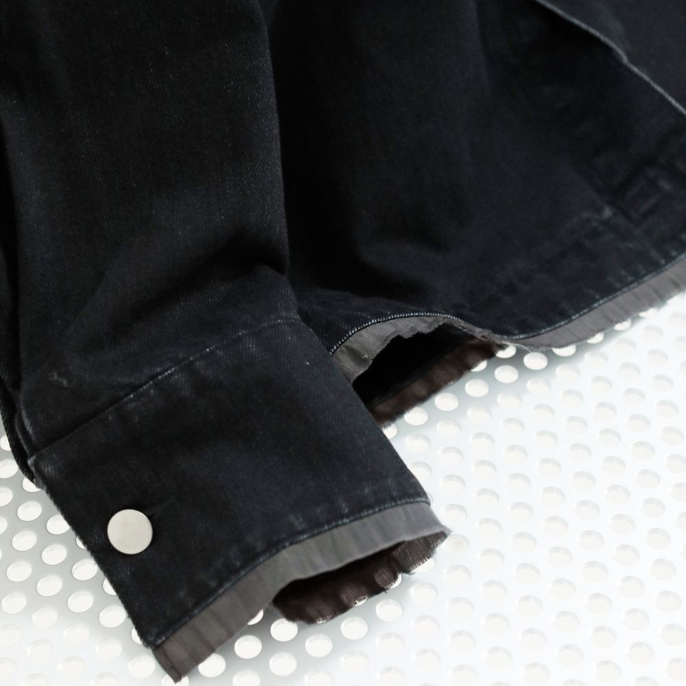 anuke [アンヌーク] デニムワークジャケット [62520114] BLK