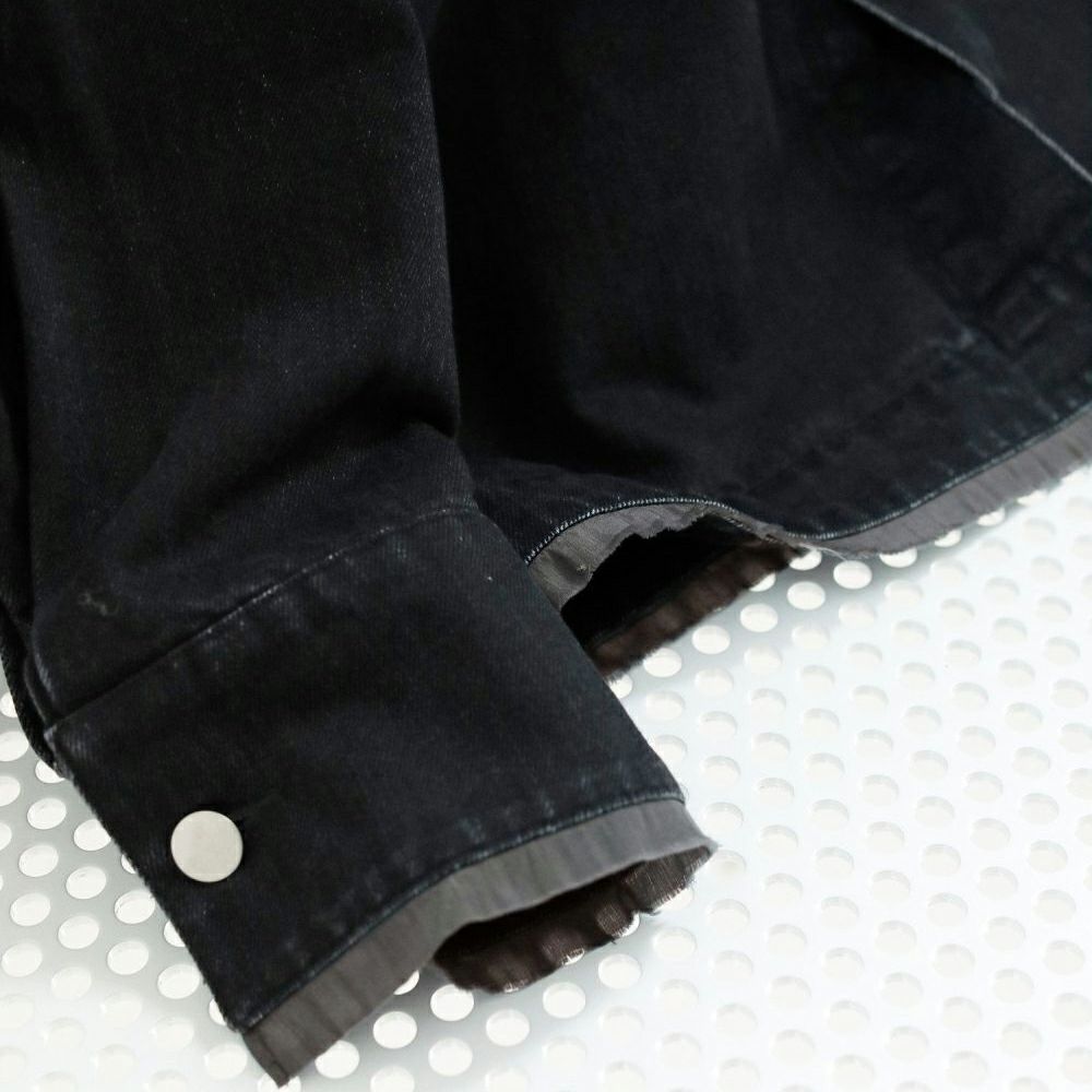 anuke [アンヌーク] デニムワークジャケット [62520114] BLK