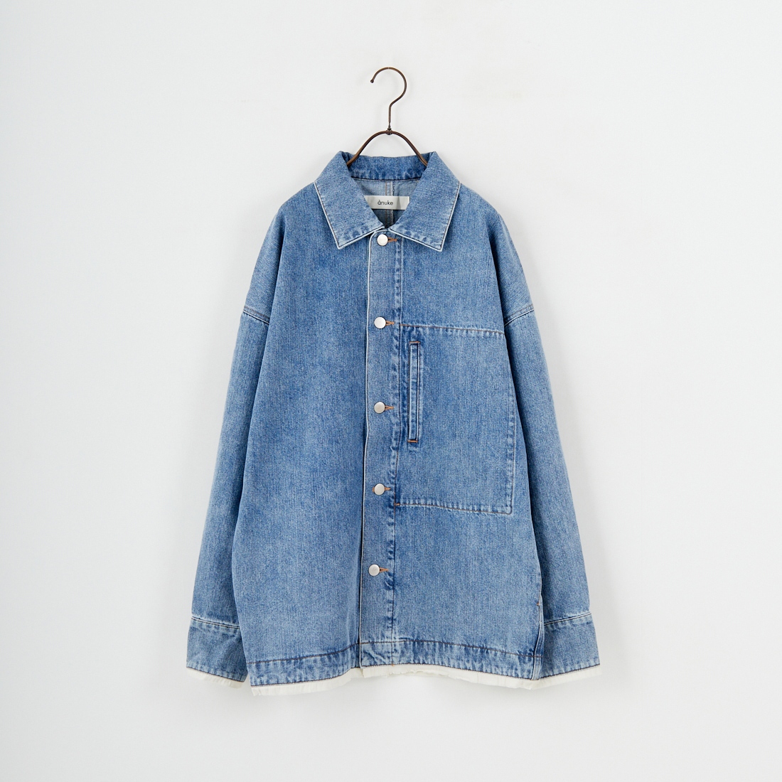 anuke [アンヌーク] デニムワークジャケット [62520114] BLU