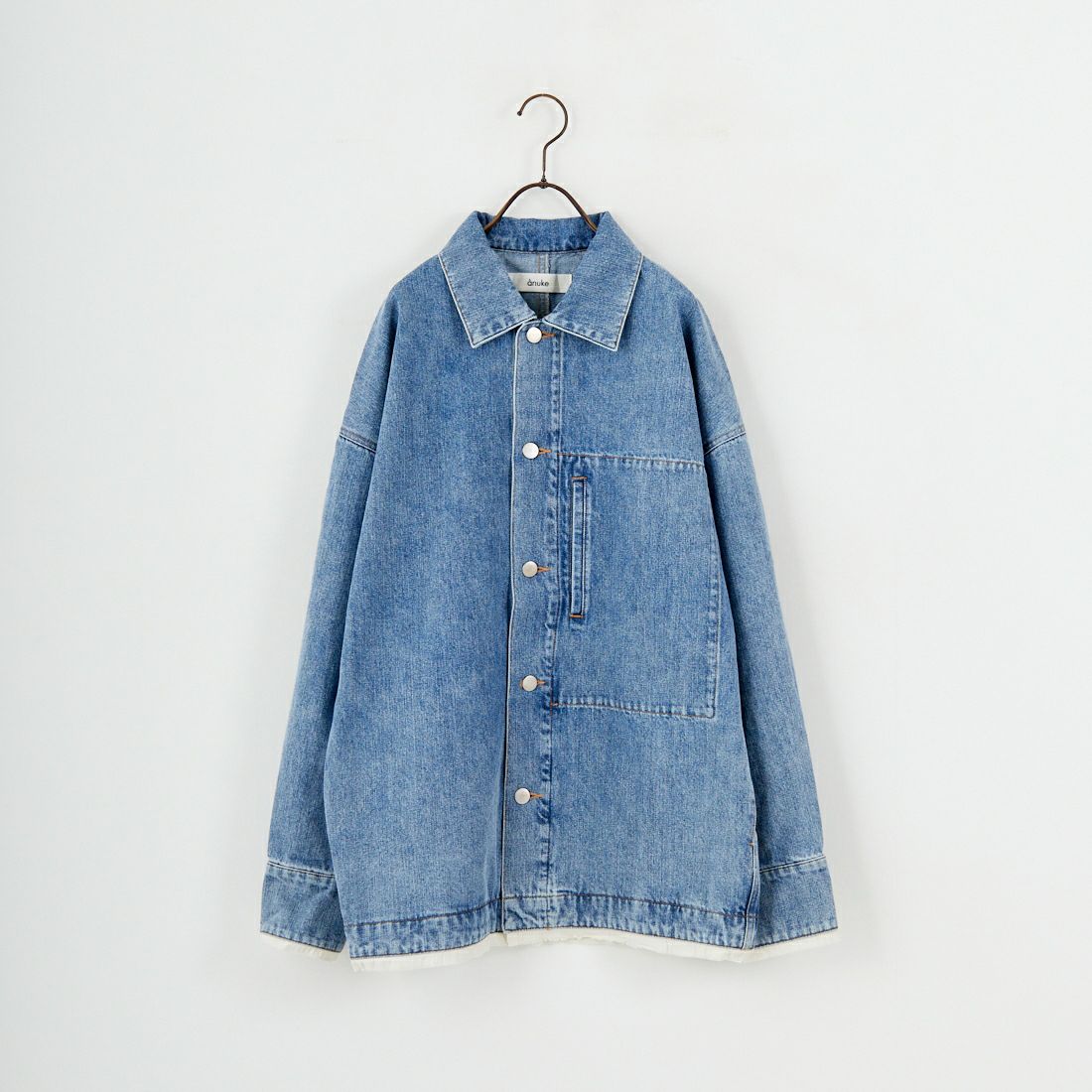 anuke [アンヌーク] デニムワークジャケット [62520114] BLU