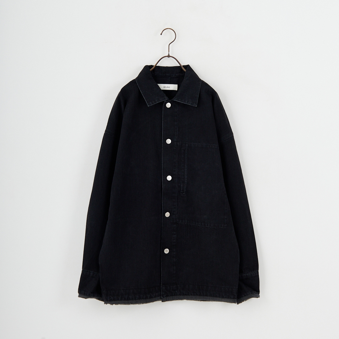 anuke [アンヌーク] デニムワークジャケット [62520114] BLK