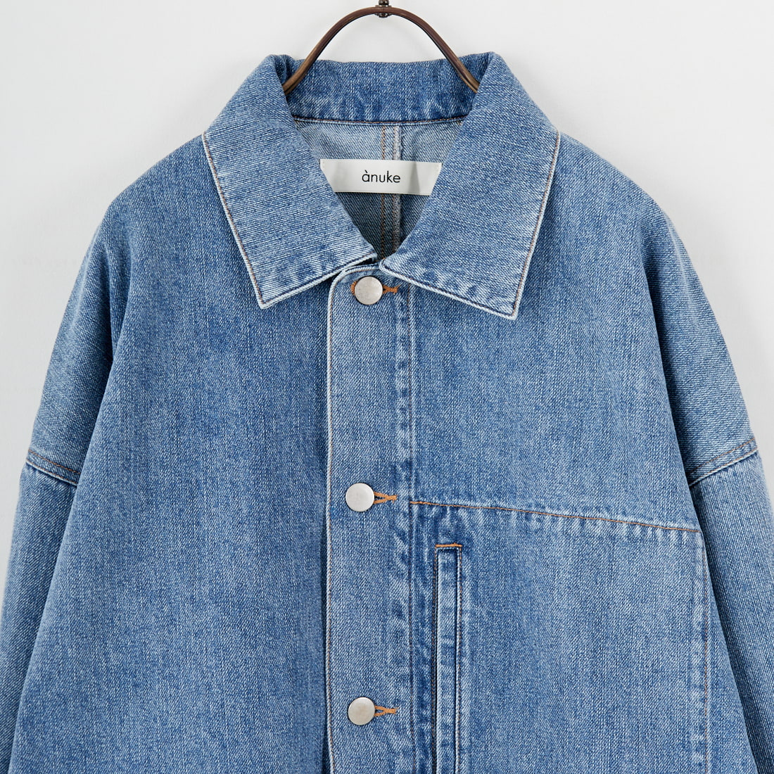anuke [アンヌーク] デニムワークジャケット [62520114] BLU