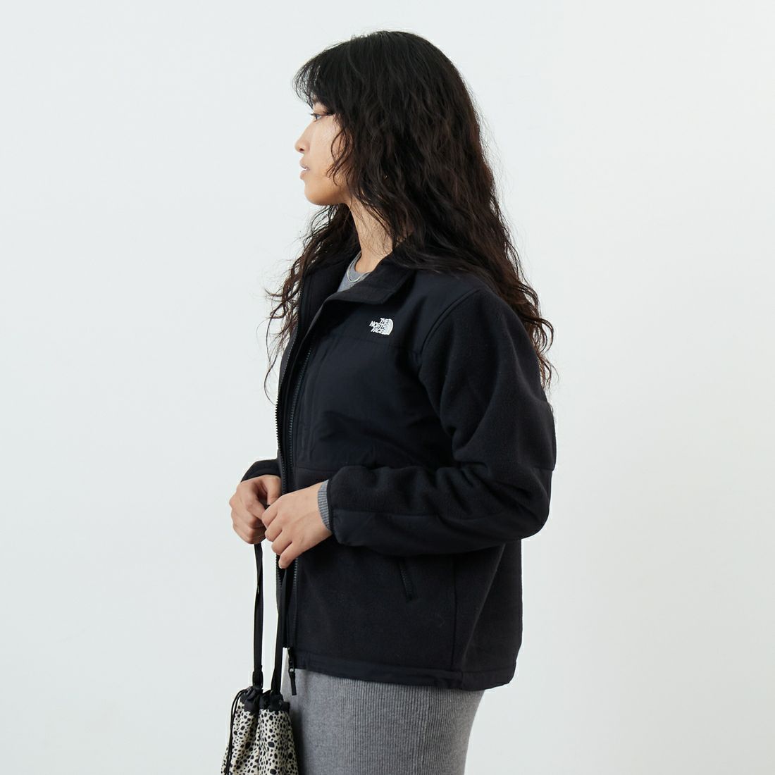 THE NORTH FACE [ザ ノースフェイス] デナリジャケット [NAW72450] K &&モデル身長：162cm 着用サイズ：M&&
