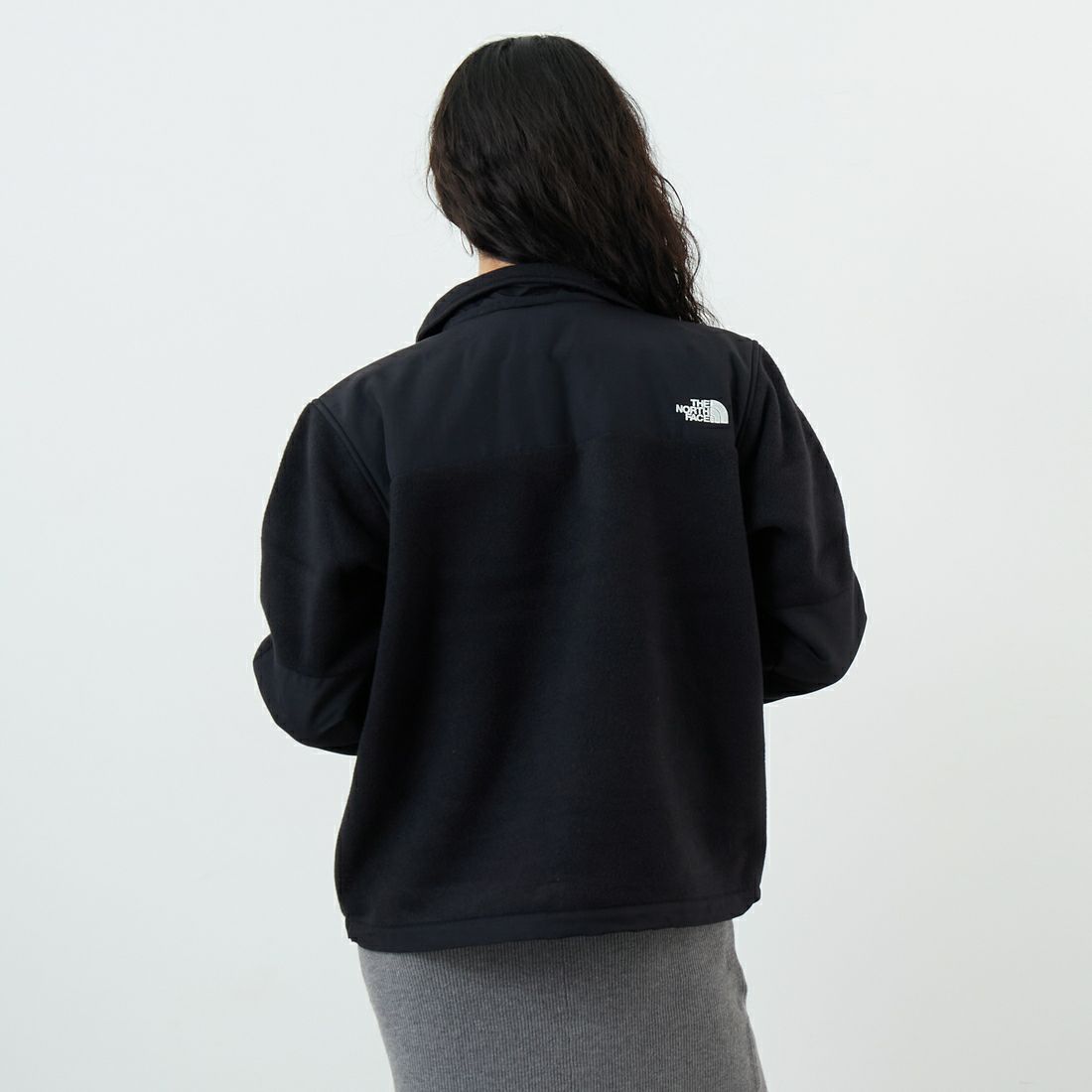 THE NORTH FACE [ザ ノースフェイス] デナリジャケット [NAW72450] K &&モデル身長：162cm 着用サイズ：M&&