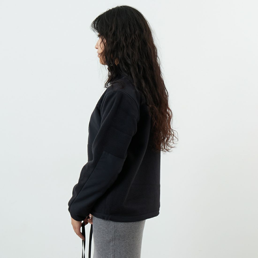 THE NORTH FACE [ザ ノースフェイス] デナリジャケット [NAW72450] K &&モデル身長：162cm 着用サイズ：M&&