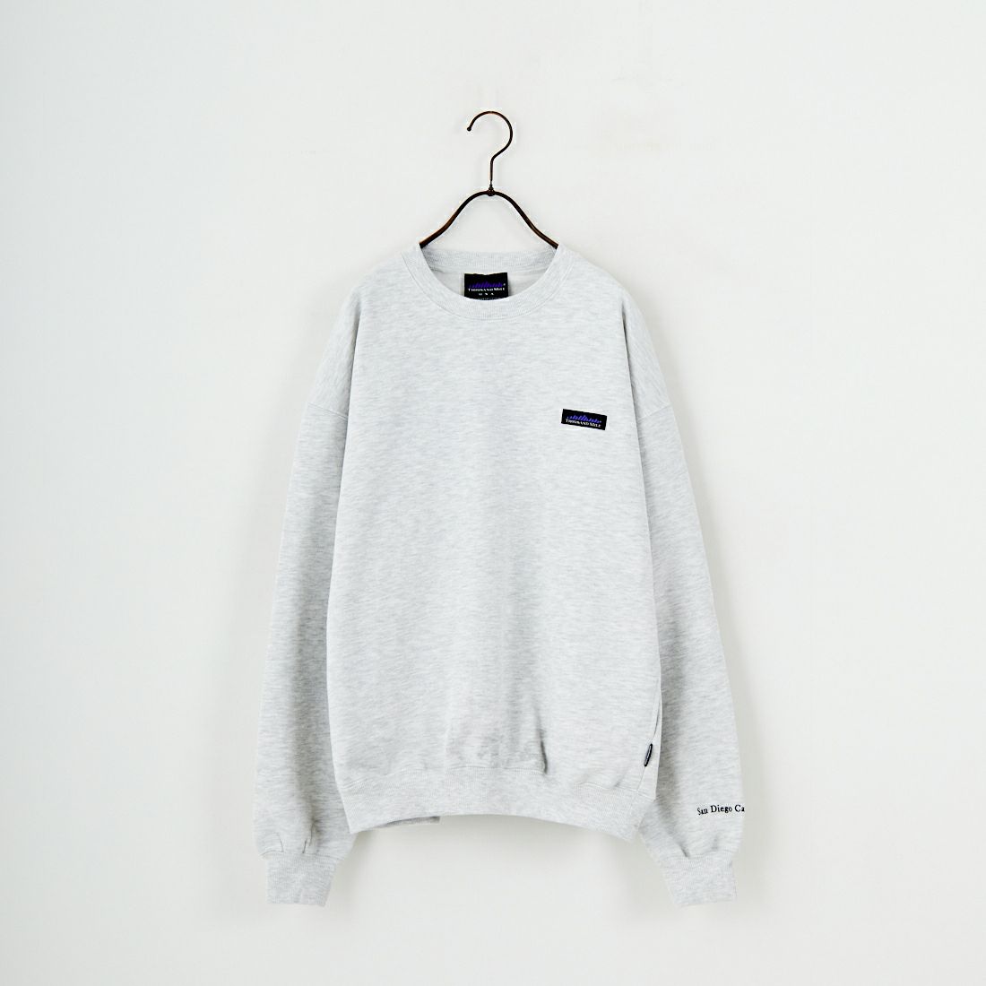 THOUSAND MILE [サウザンド マイル] 別注 クルーネックスウェット [TM252UK50510-JF] 11 LT.GRAY