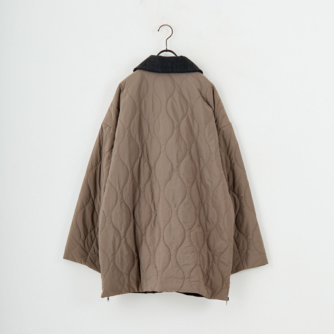 CLOCHE [クロシェ] リバーシブル中綿コート [55284522] ﾓｶ