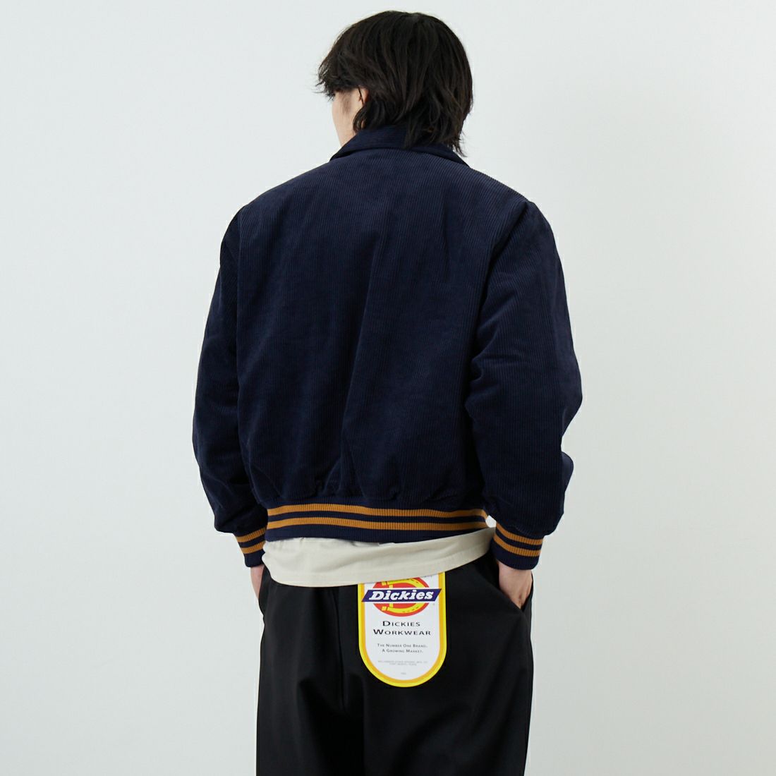 FIDELITY [フィデリティ] FIDELITY×SKOOKUM コーデュロイブルゾン [SN-25775900] 60 NAVY &&モデル身長：179cm 着用サイズ：M&&