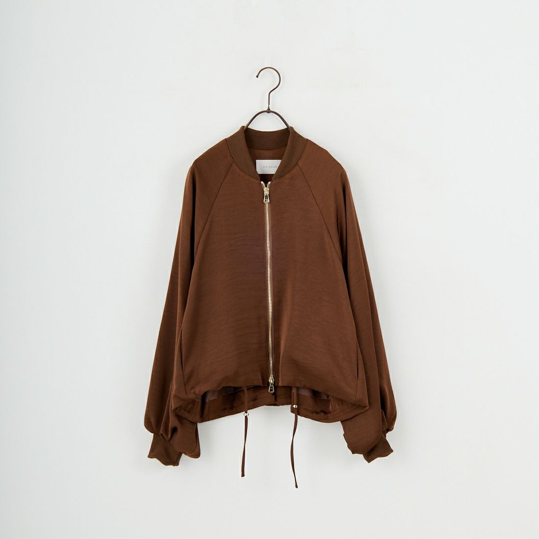 CHIGNON [シニヨン] サテンボリュームブルゾン [4654-033MK] BROWN