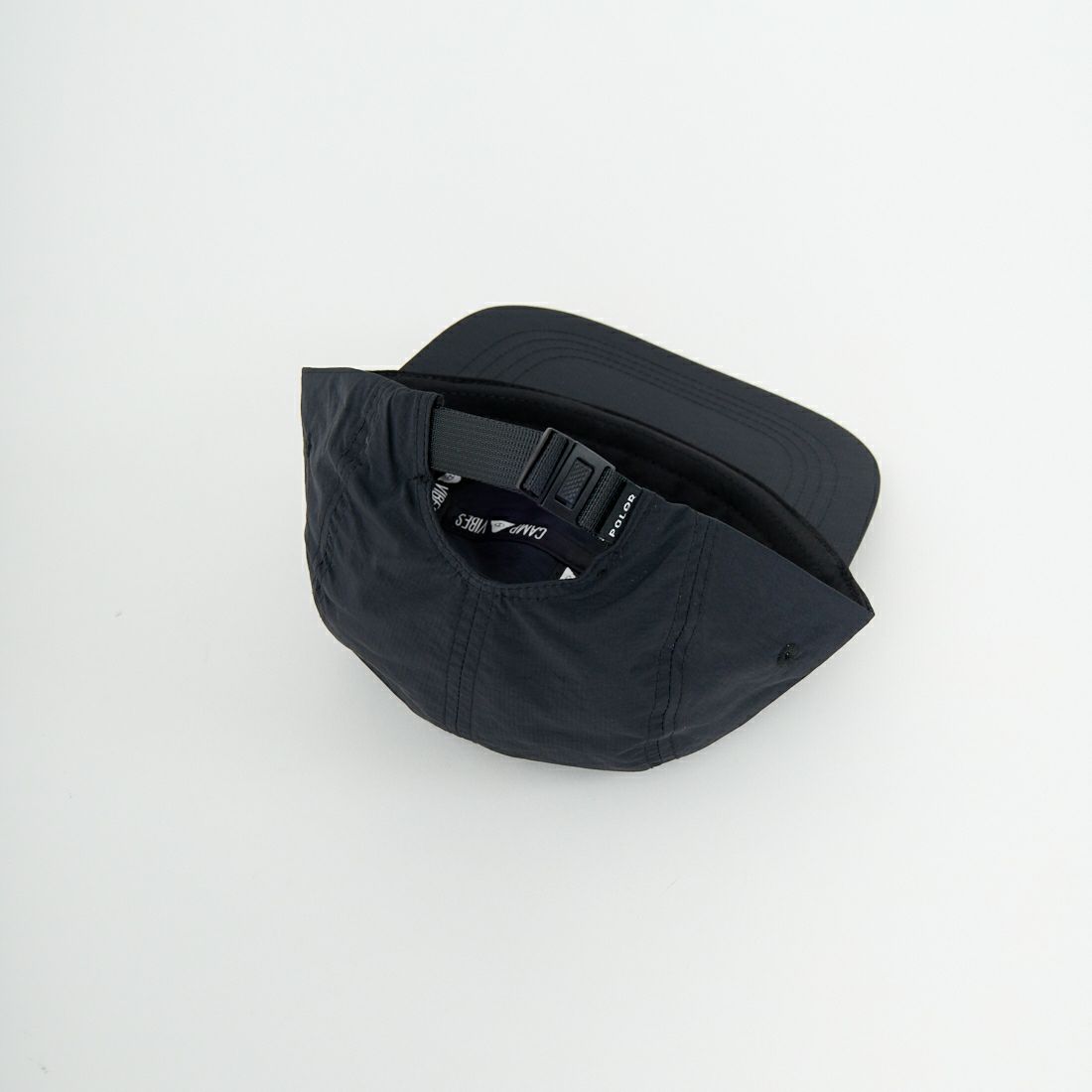 POLeR [ポーラー] ナイロン5パネルキャップ [253MCV0088] BLACK