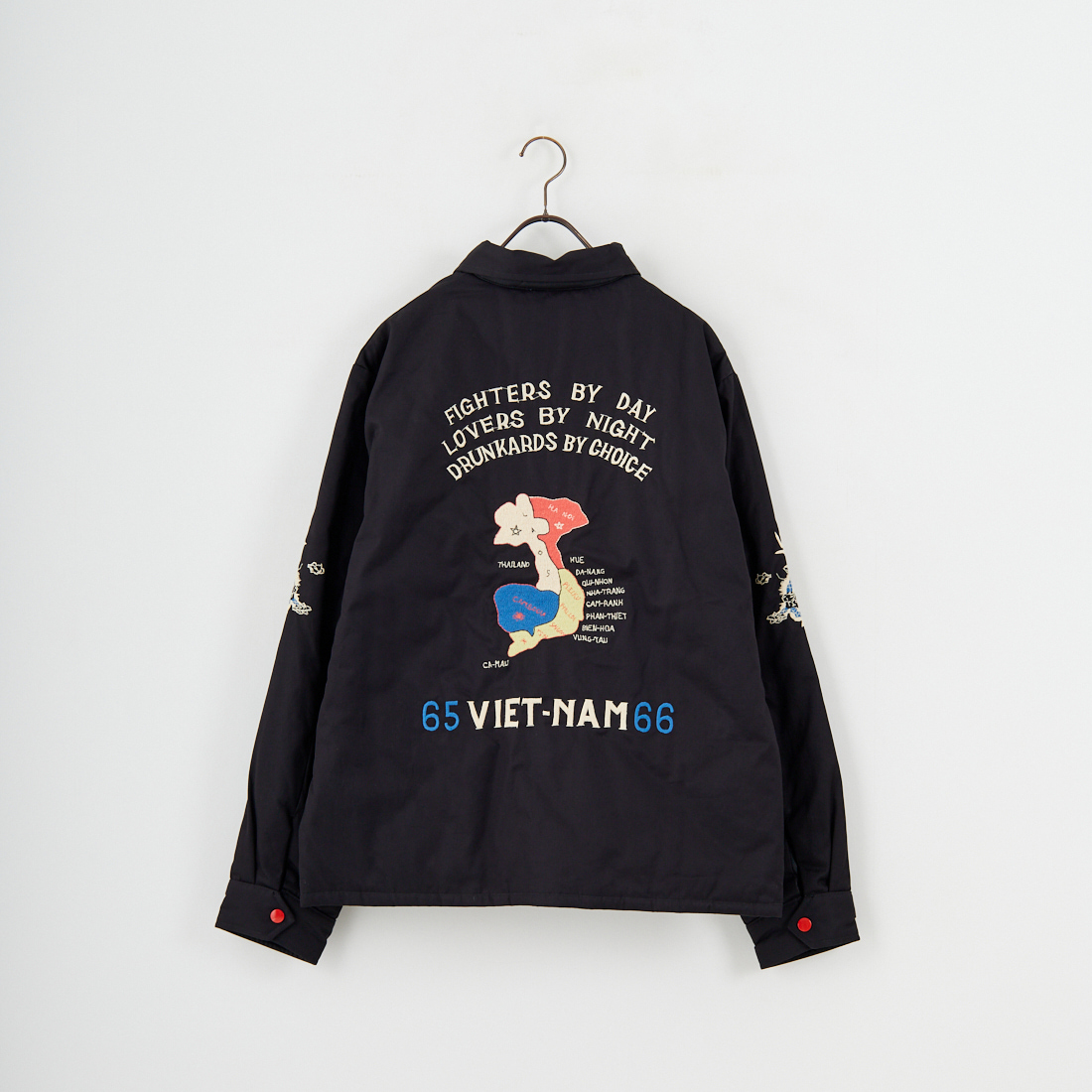 TAILOR TOYO [テーラートウヨウ] リバーシブルベトナムジャケット [TT15800] 119 BLACK