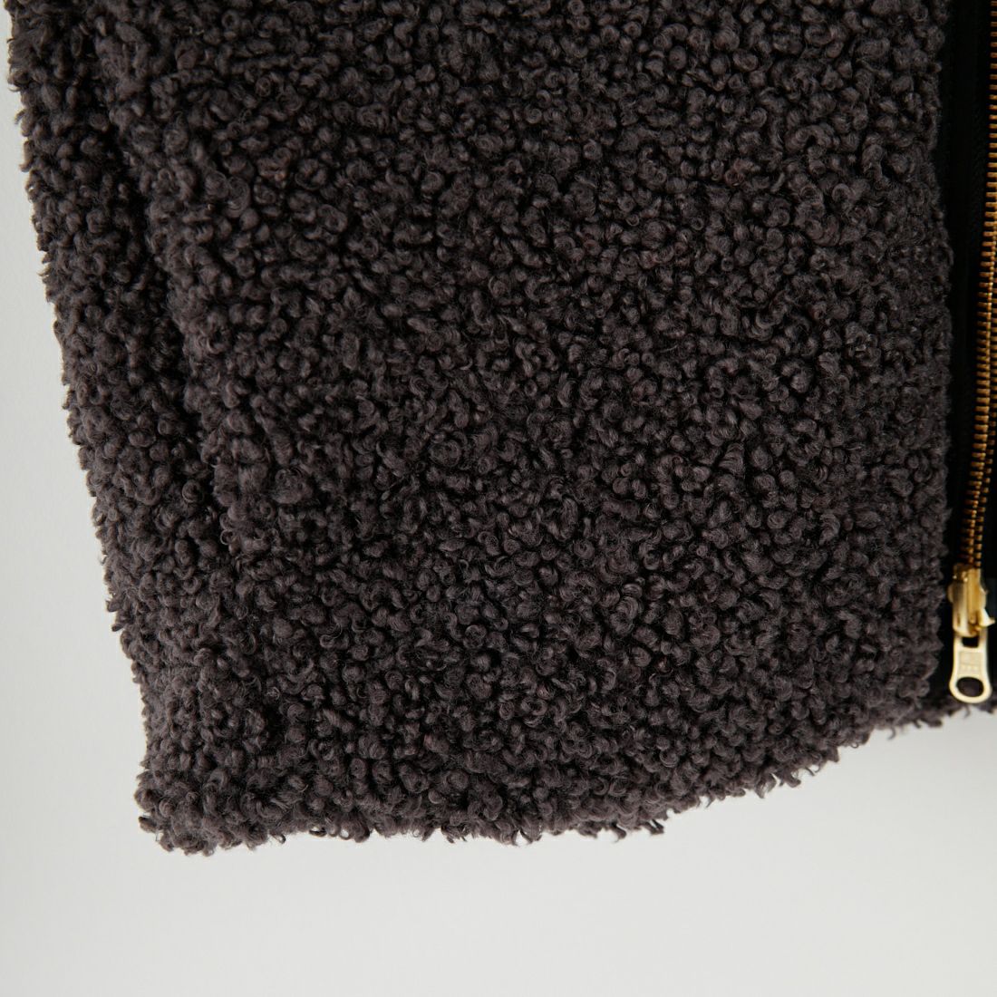 STELLA CIFFON [ステラシフォン] スーパーテディファー リバーシブルブルゾン [ST3-26101] 82 CHARCOA