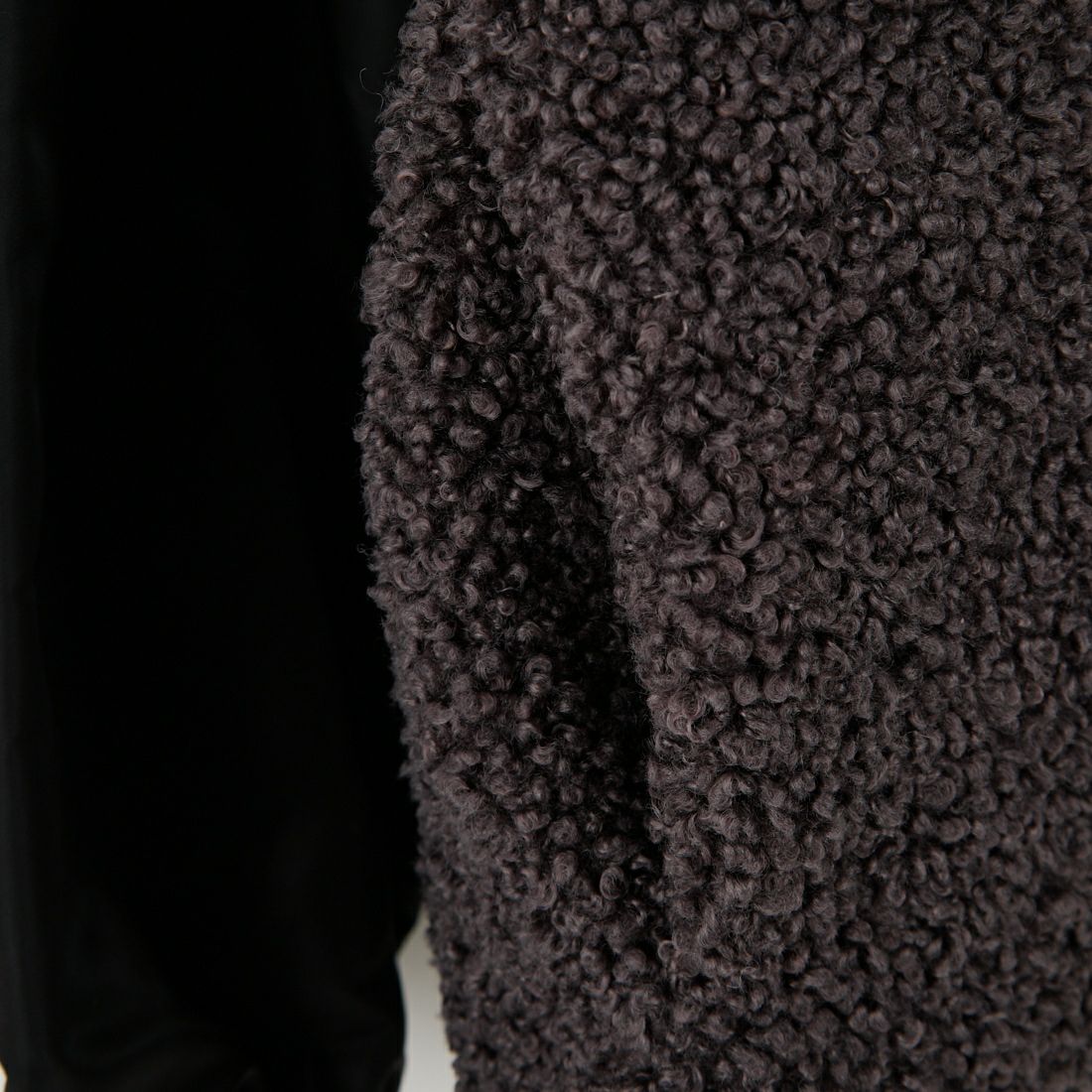 STELLA CIFFON [ステラシフォン] スーパーテディファー リバーシブルブルゾン [ST3-26101] 82 CHARCOA