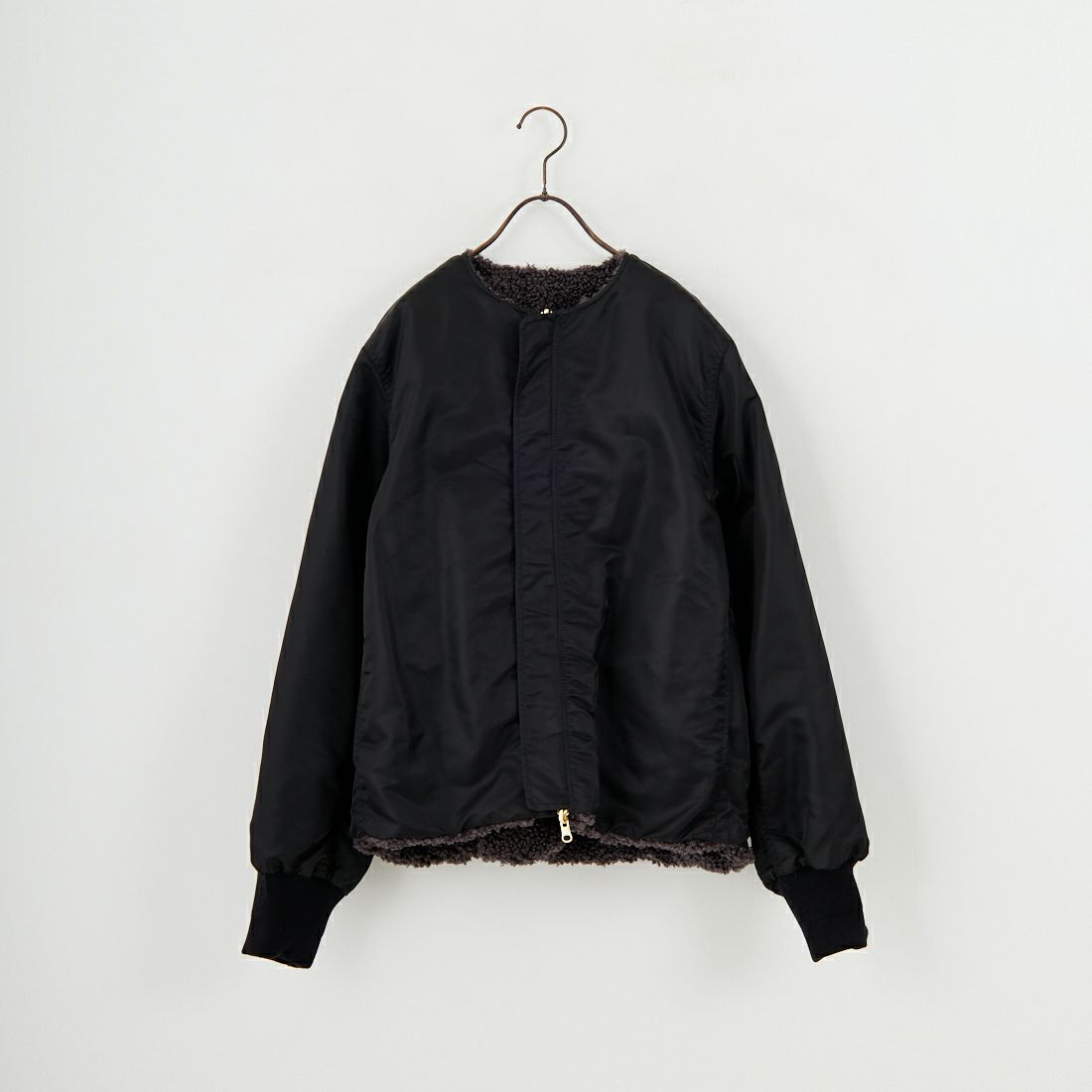 STELLA CIFFON [ステラシフォン] スーパーテディファー リバーシブルブルゾン [ST3-26101] 82 CHARCOA