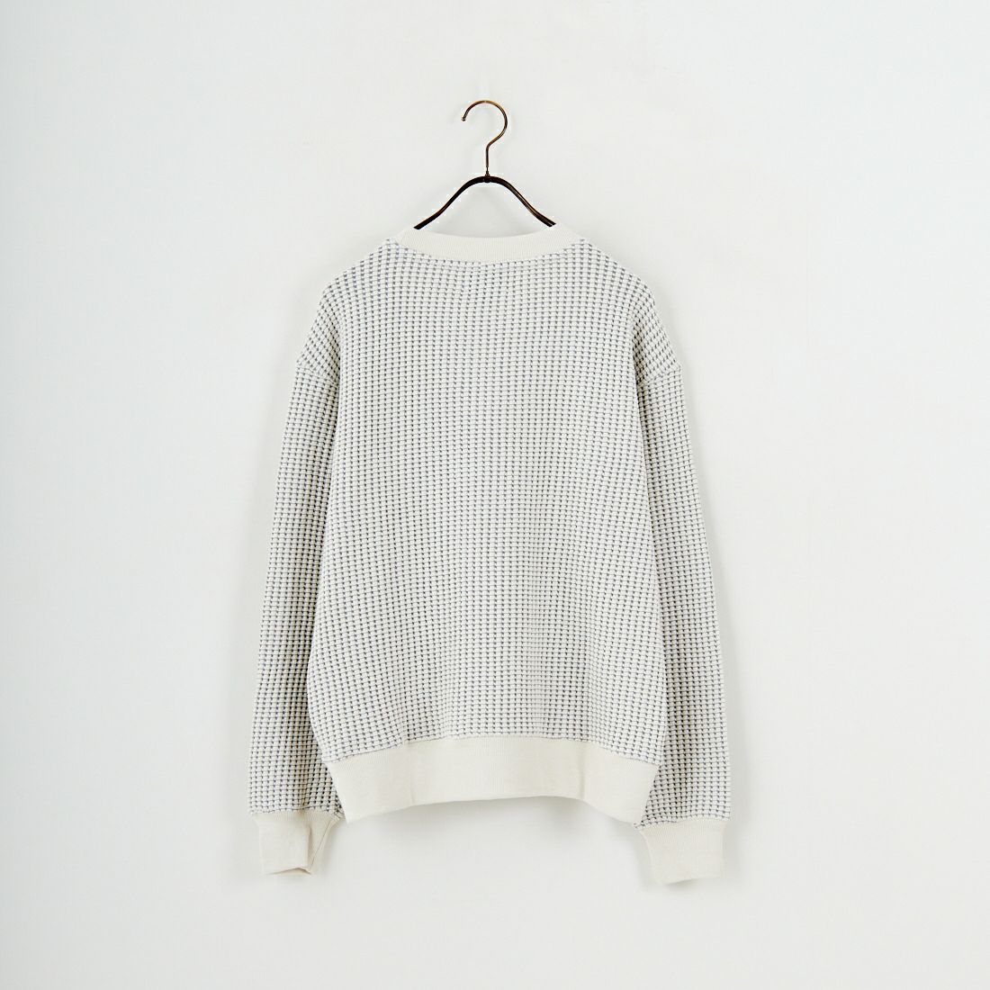 SLICK [スリック] ビッグワッフル クルーネックプルオーバー [5131014] 902 ECRU