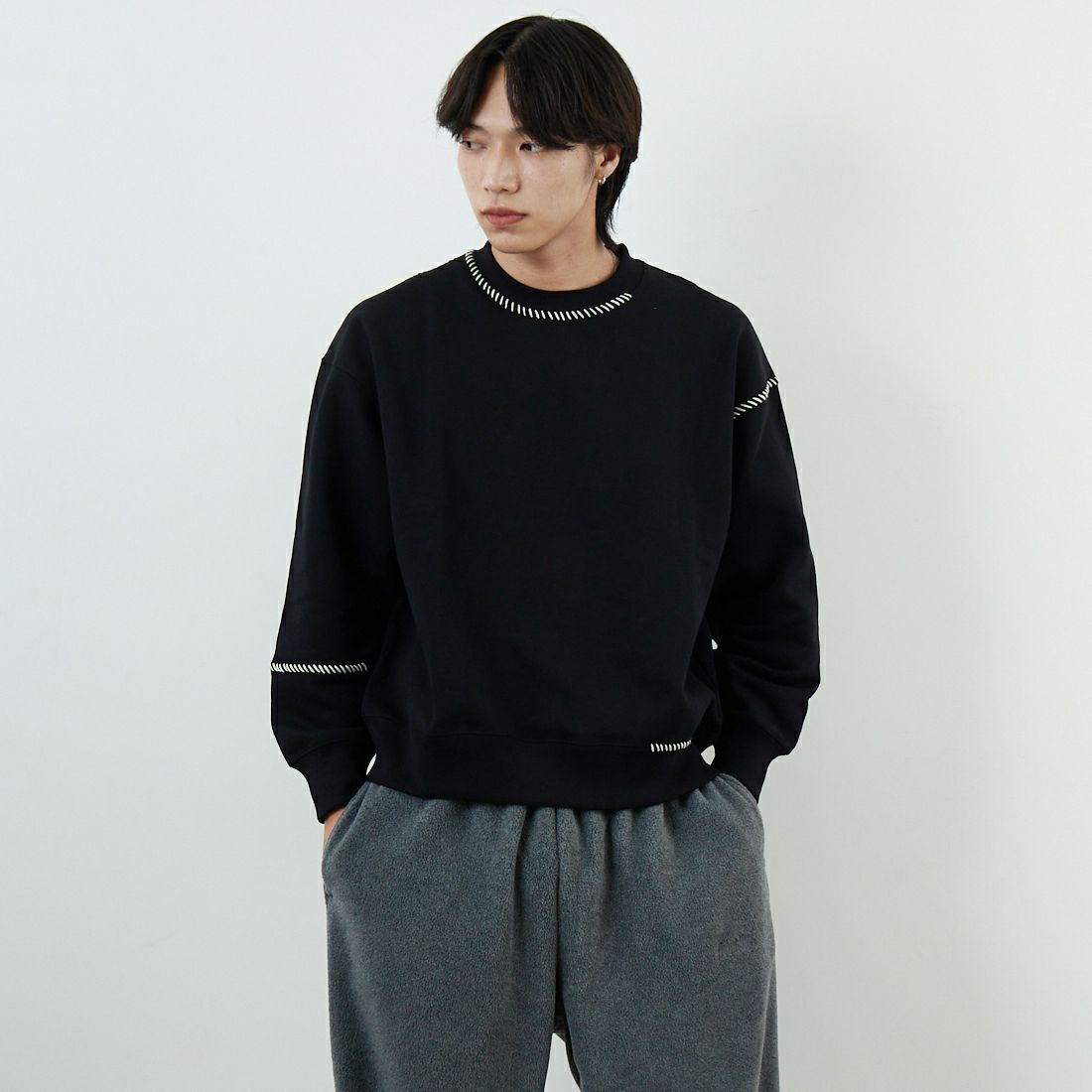 700 BLACK&&モデル身長：179cm 着用サイズ：1&&