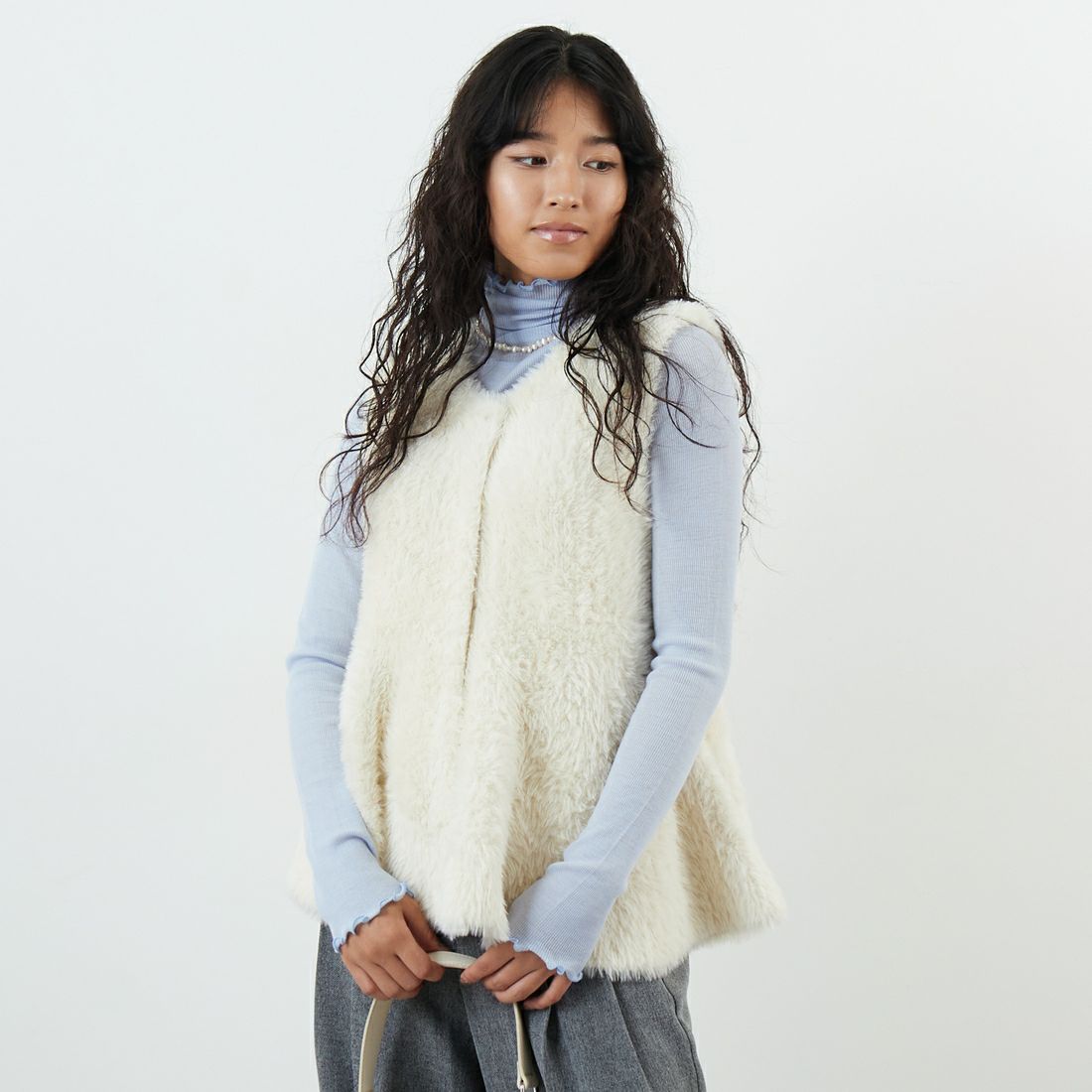 032 ｱｲﾎﾞﾘｰ&&モデル身長：162cm 着用サイズ：F&&