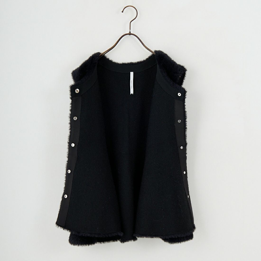 DIGNITE COLLIER [ディニテコリエ] フェザーヤーンペプラムジレ [80256143] 004 ﾌﾞﾗｯｸ