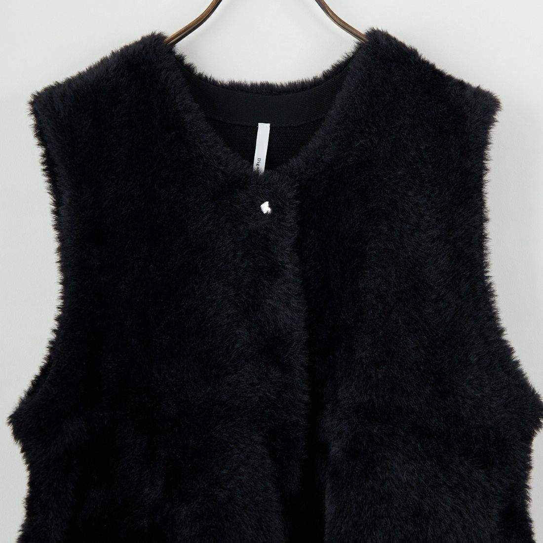 DIGNITE COLLIER [ディニテコリエ] フェザーヤーンペプラムジレ [80256143] 004 ﾌﾞﾗｯｸ