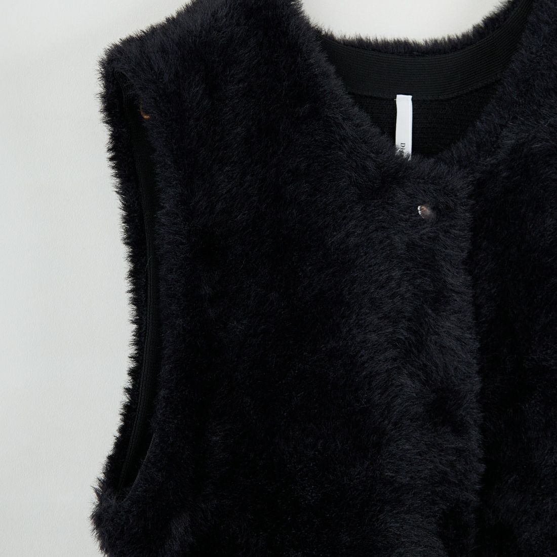 DIGNITE COLLIER [ディニテコリエ] フェザーヤーンペプラムジレ [80256143] 004 ﾌﾞﾗｯｸ