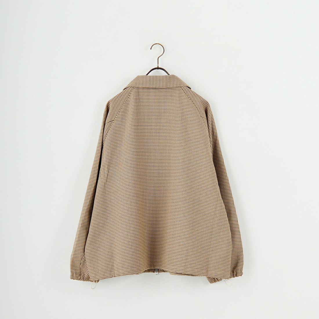 amne [アンヌ] ノンミュールジング チェックカバードブルゾン [AMN-BL-021] IVORY