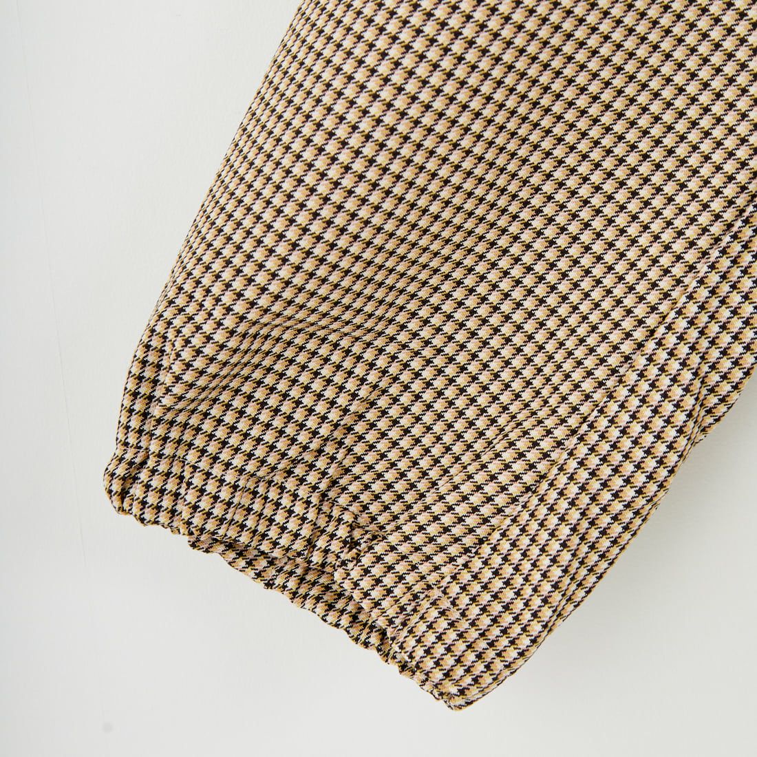 amne [アンヌ] ノンミュールジング チェックカバードブルゾン [AMN-BL-021] IVORY