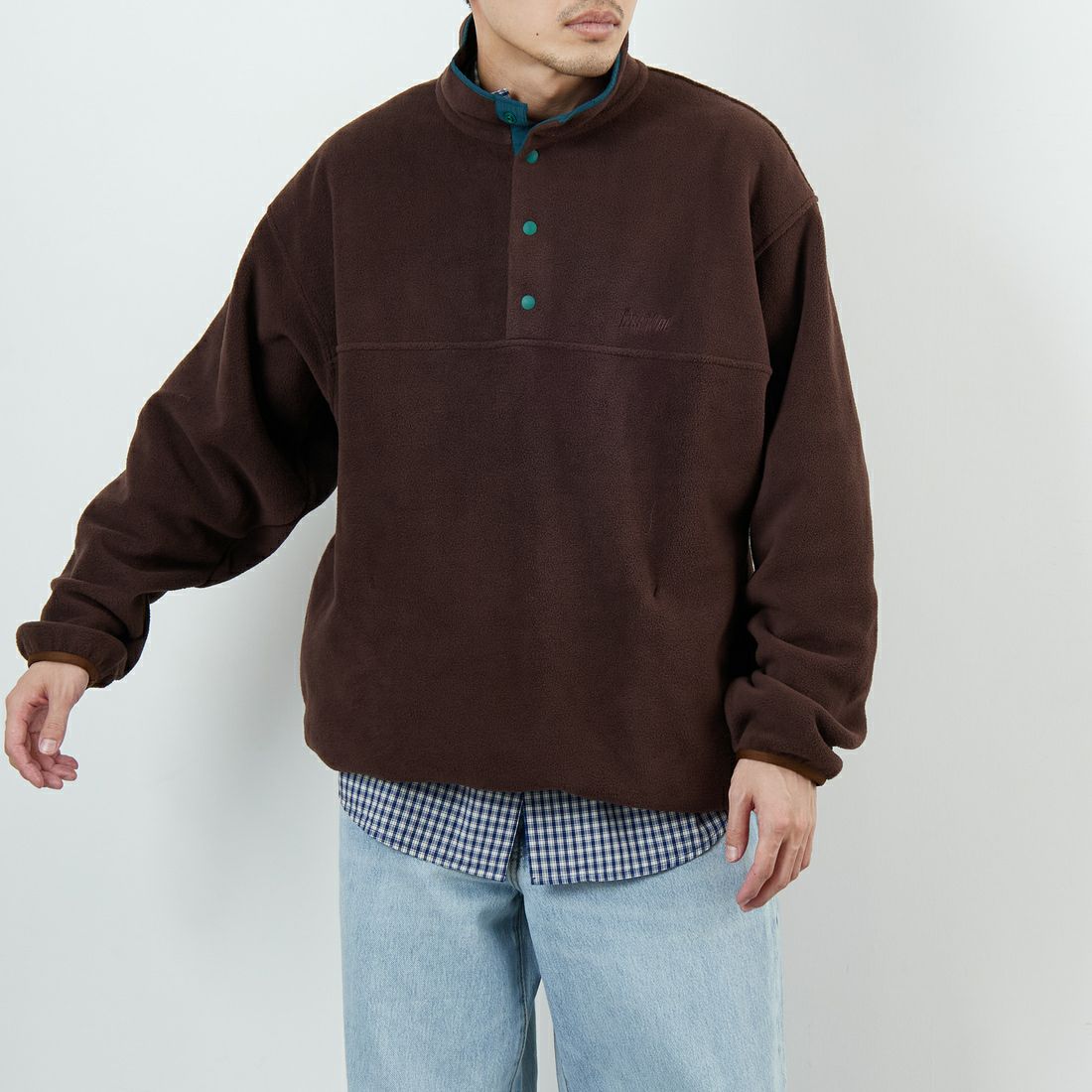BROWN&&モデル身長：168cm 着用サイズ：M&&