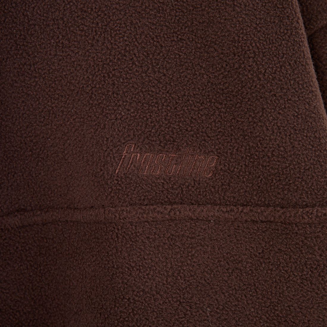 frostline [フロストライン] 別注 フリースハーフスナッププルオーバー [FL17-JK-IN5-JF] BROWN