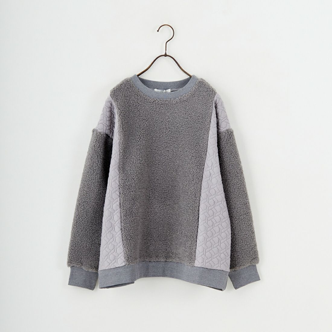 Jf Ready Made [ジェイエフレディメイド] ボア切替キルトプルオーバー [3107104] 805 ｸﾞﾚｲ