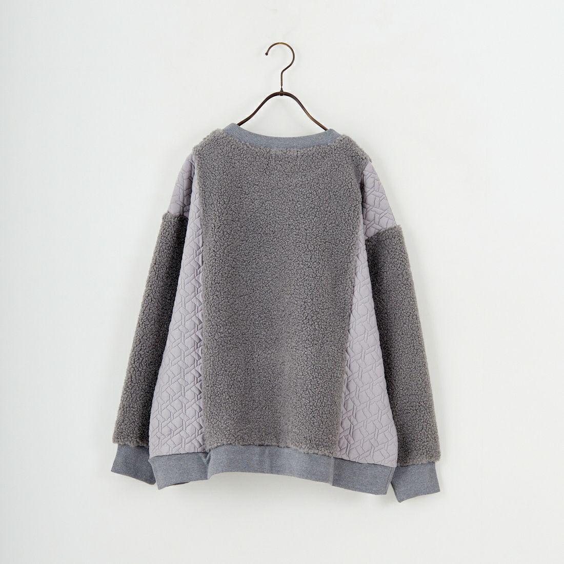 Jf Ready Made [ジェイエフレディメイド] ボア切替キルトプルオーバー [3107104] 805 ｸﾞﾚｲ