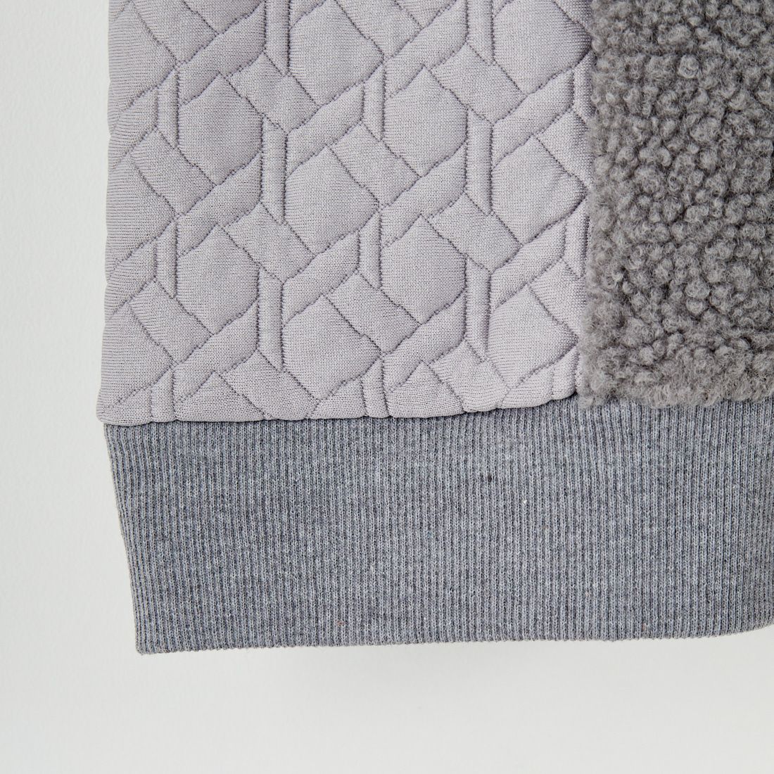 Jf Ready Made [ジェイエフレディメイド] ボア切替キルトプルオーバー [3107104] 805 ｸﾞﾚｲ