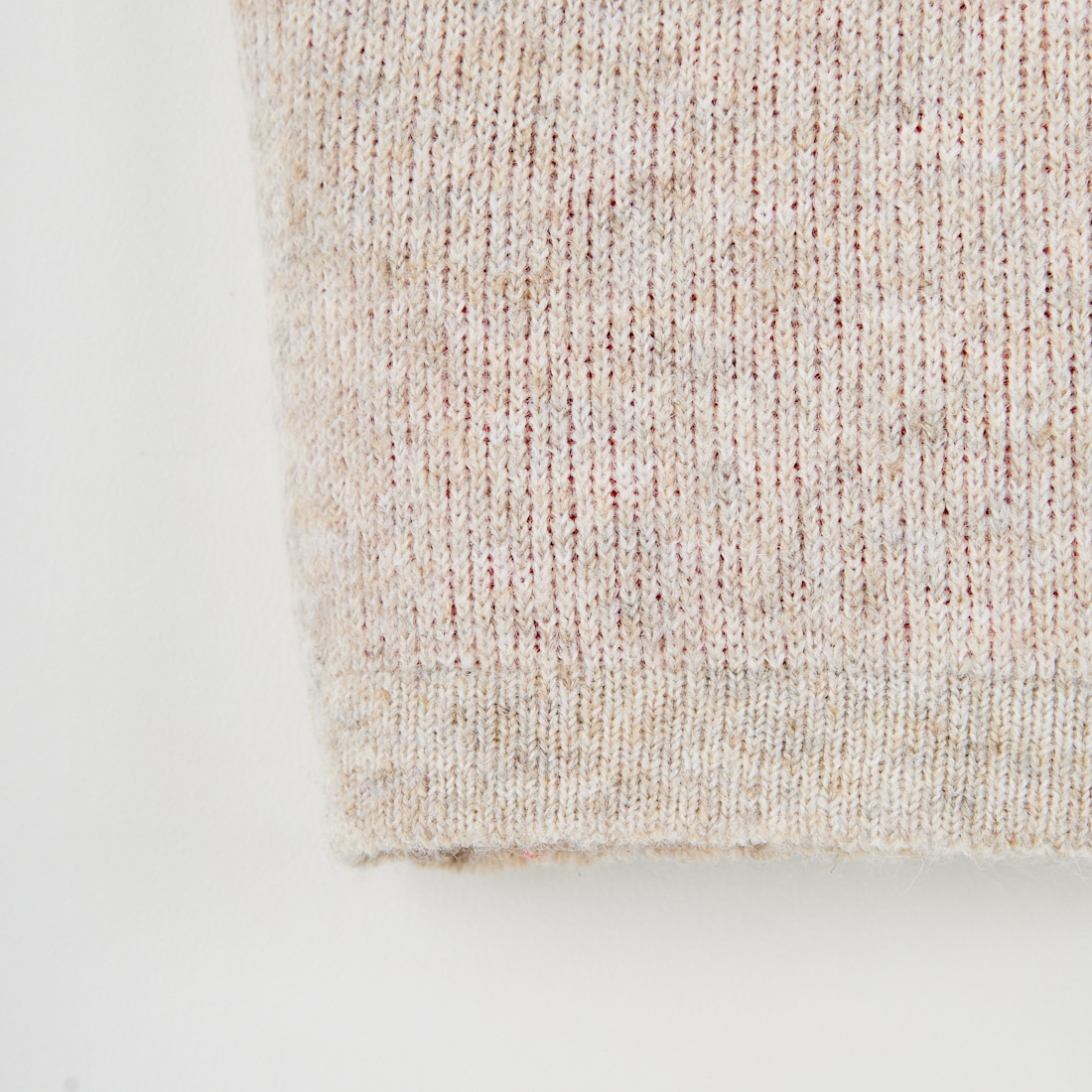 Maison de L'allure [メゾン ドゥ ラリュール] ダブルフェイスニットコート [M24131036] 22 BEG/RED