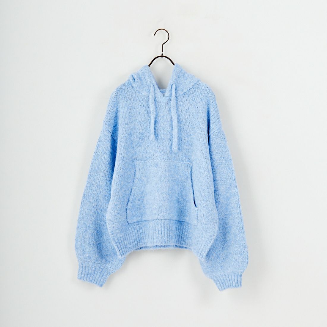 Maison de L'allure [メゾン ドゥ ラリュール] 起毛ニットフーディ [M25131027] 10 SAX