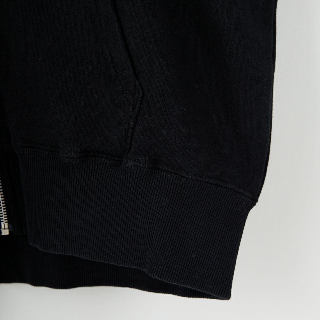 X-girl [エックスガール] サークルロゴ フルジップスウェットフーディ [105253012001] BLACK