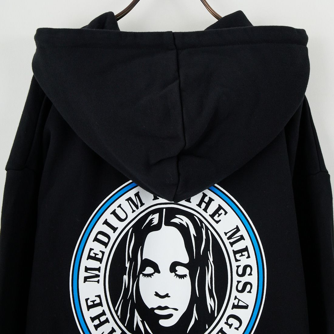 X-girl [エックスガール] サークルロゴ フルジップスウェットフーディ [105253012001] BLACK