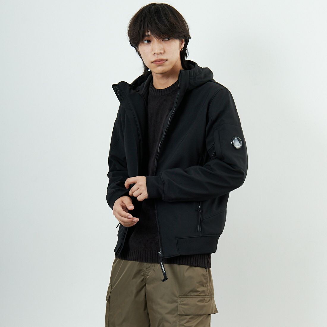 999 BLACK&&モデル身長：179cm 着用サイズ：M&&