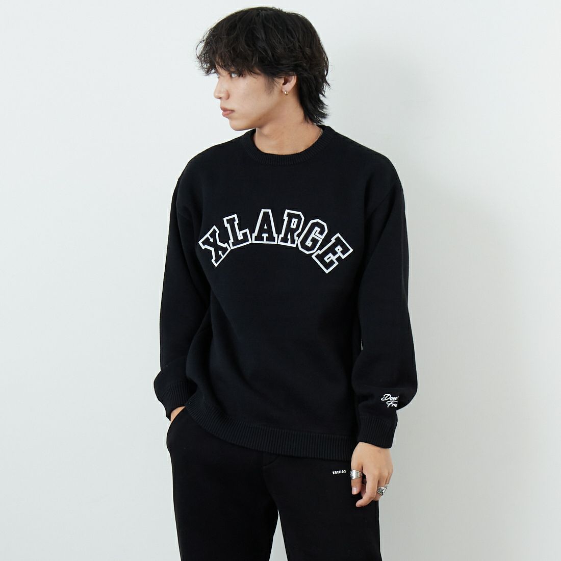 BLACK&&モデル身長：179cm 着用サイズ：M&&