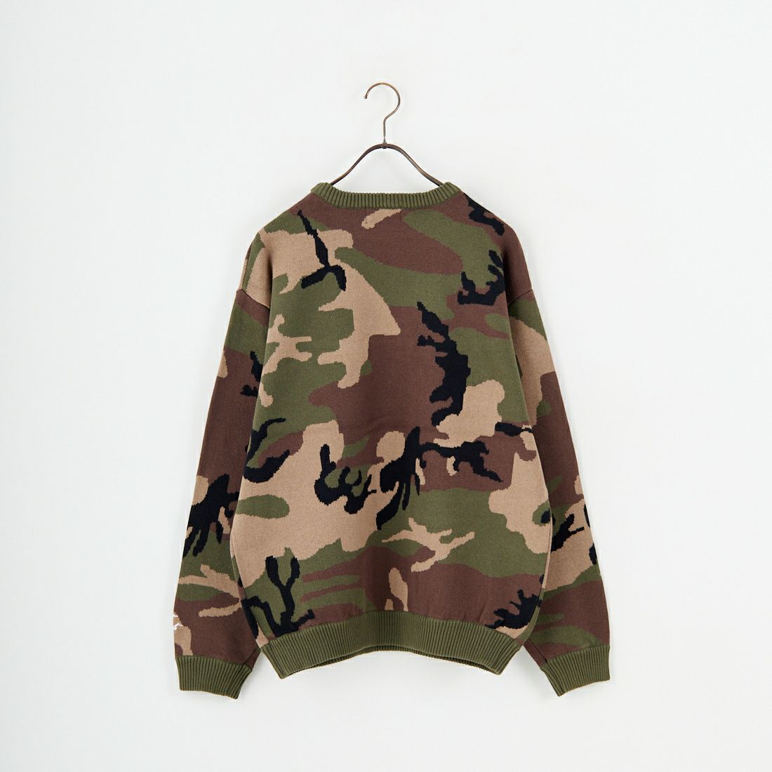 XLARGE [エクストララージ] アーチロゴクルーネックニット [101253015002] CAMO