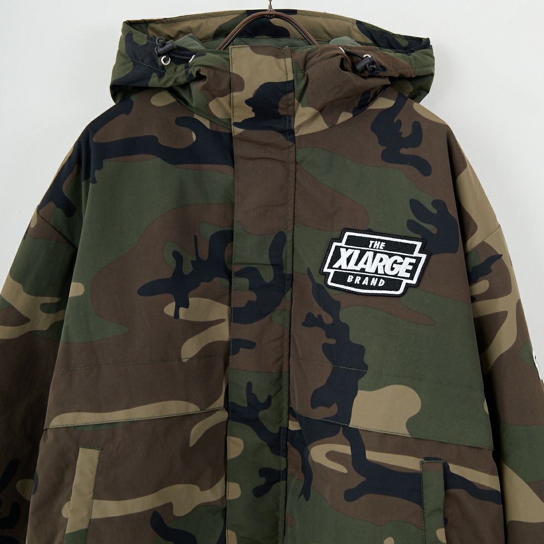 XLARGE [エクストララージ] ナイロンパファージャケット [101253021010] CAMO