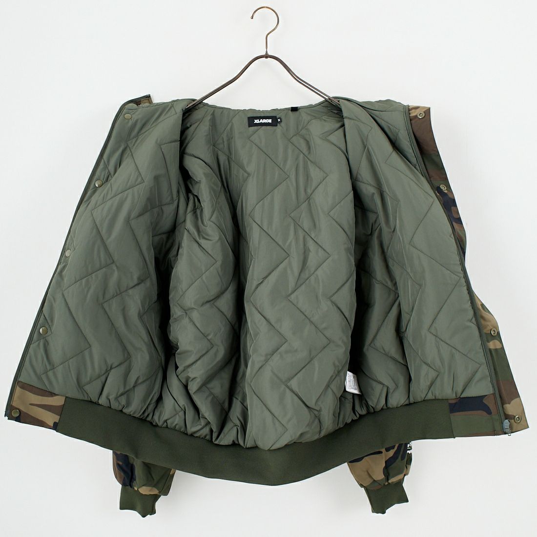 XLARGE [エクストララージ] ナイロンパファージャケット [101253021010] CAMO