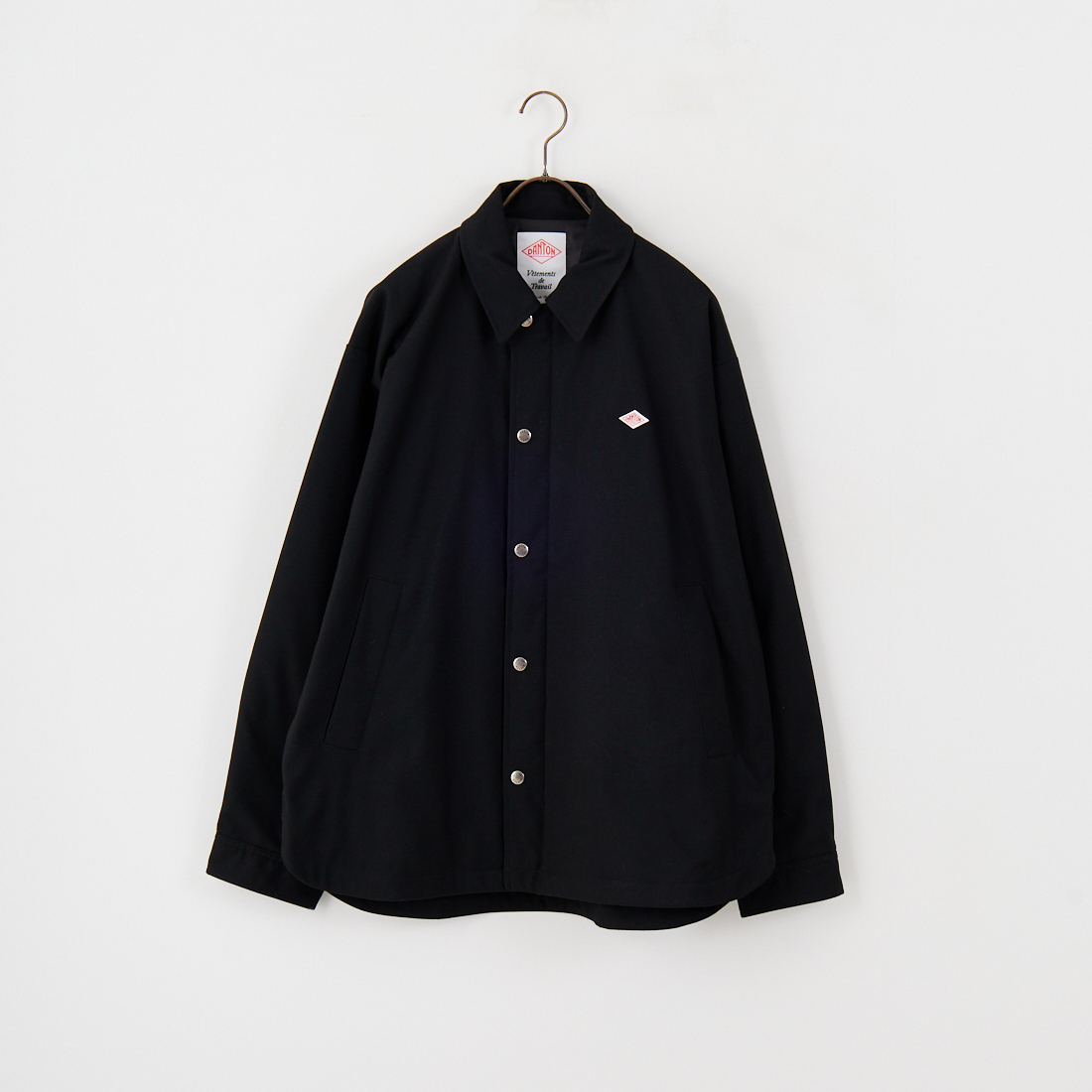 DANTON [ダントン] ウールライク 中綿コーチジャケット [DT-A0716WLX] BLACK
