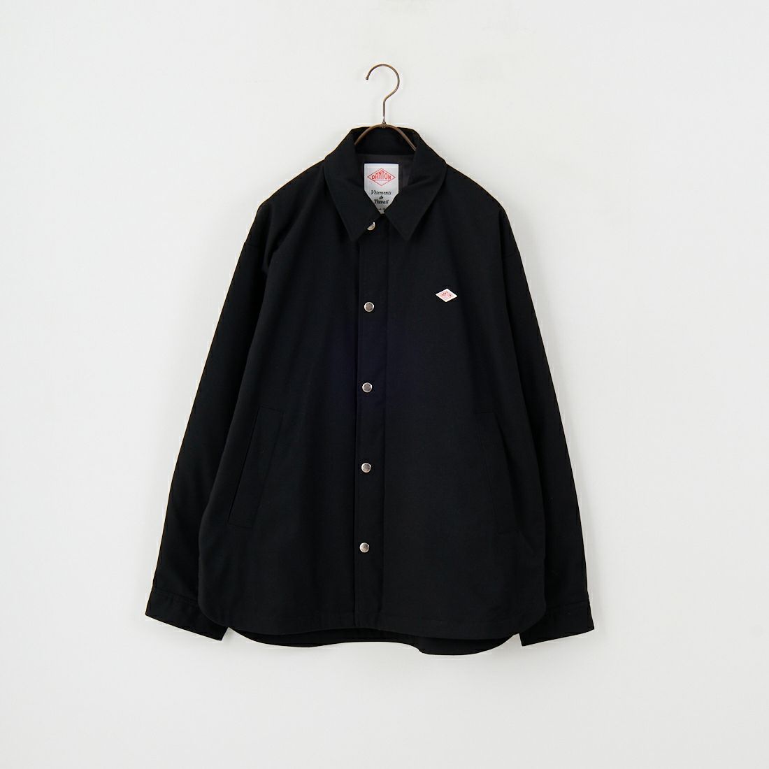 DANTON [ダントン] ウールライク 中綿コーチジャケット [DT-A0716WLX] BLACK
