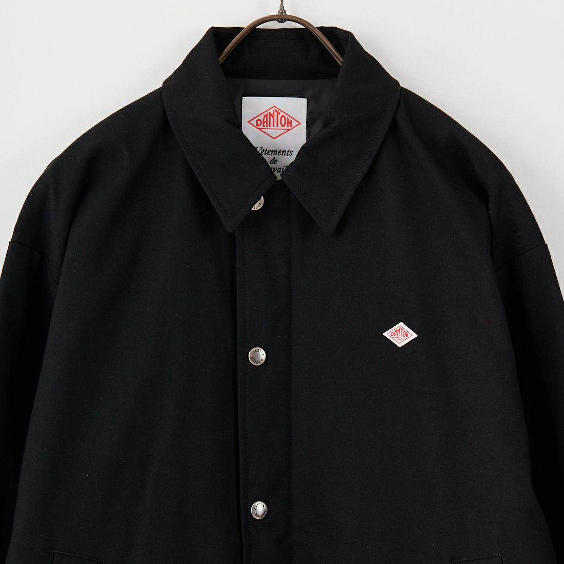 DANTON [ダントン] ウールライク 中綿コーチジャケット [DT-A0716WLX] BLACK