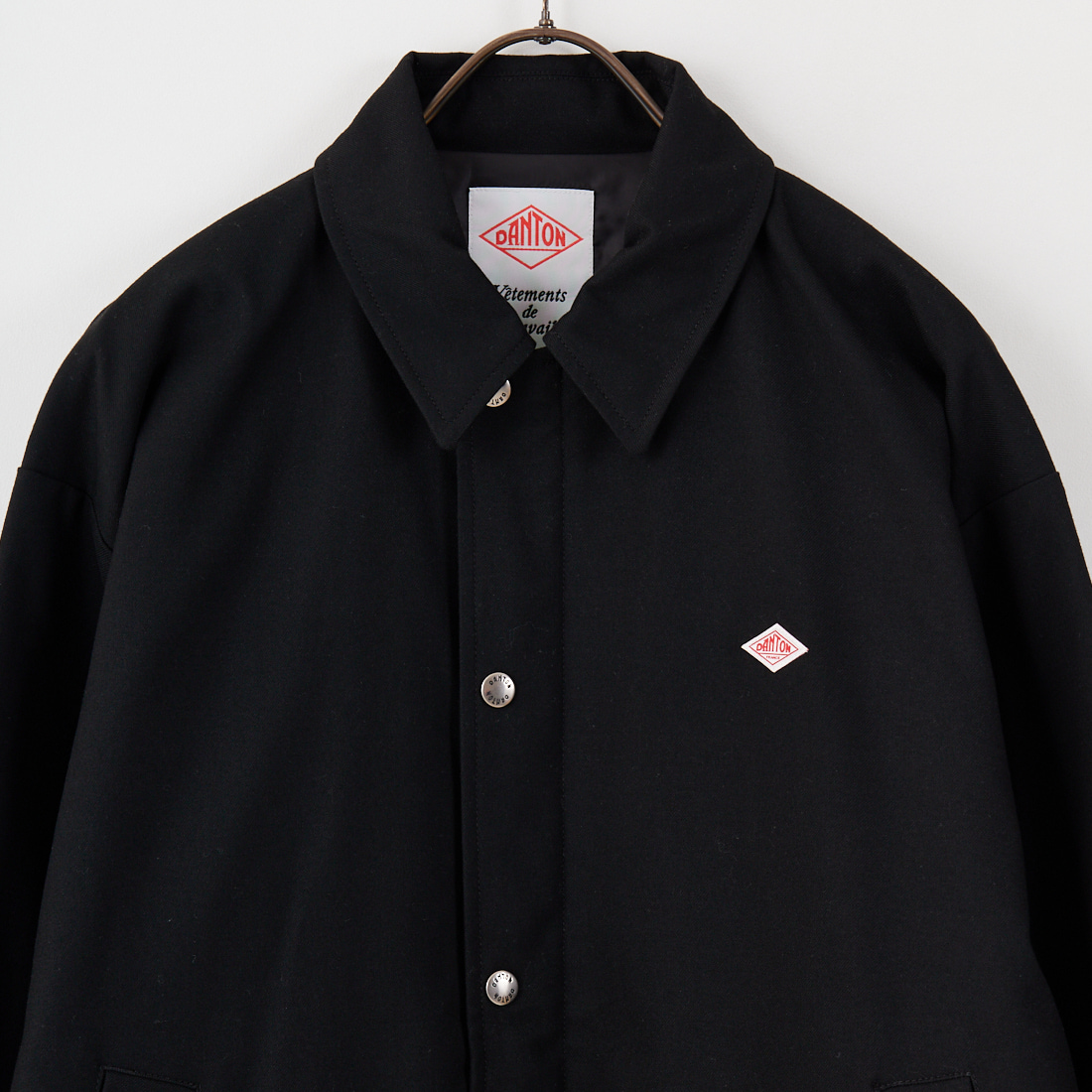 DANTON [ダントン] ウールライク 中綿コーチジャケット [DT-A0716WLX] BLACK