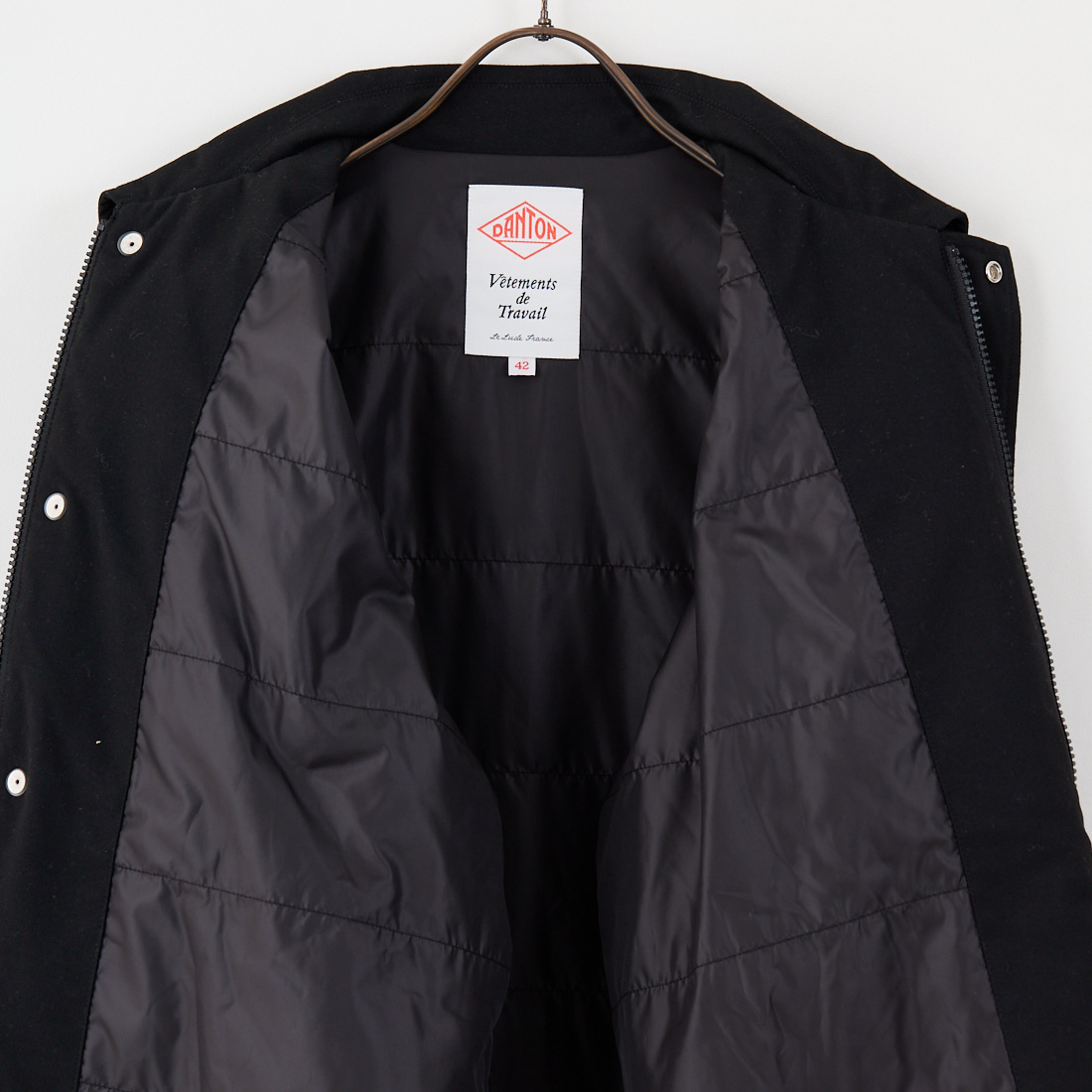 DANTON [ダントン] ウールライク 中綿コーチジャケット [DT-A0716WLX] BLACK