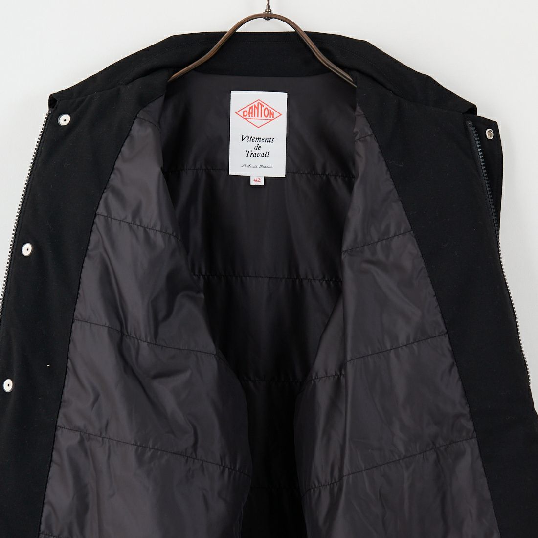 DANTON [ダントン] ウールライク 中綿コーチジャケット [DT-A0716WLX] BLACK