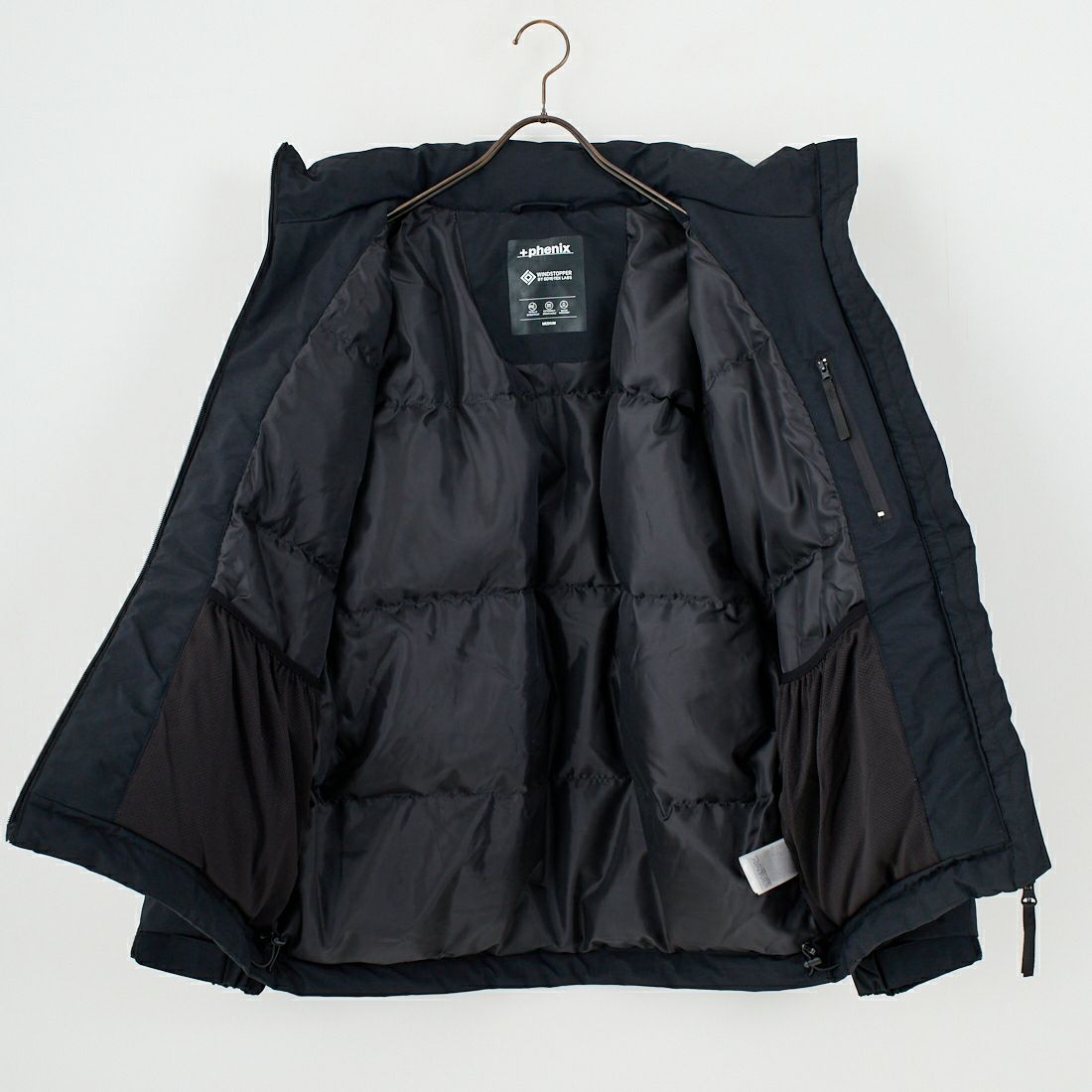 +phenix [プラスフェニックス] 別注 LEVEL7 ダウンジャケット [POO-25080IN-JF] BLACK